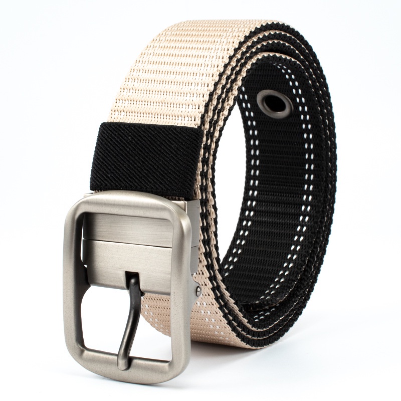Thắt lưng vải nam chất liệu canvas Size 3.8 x 115cm,khóa kim loại,sử dụng 2 mặt dây phong cách thời trang độc đáo bền đẹ