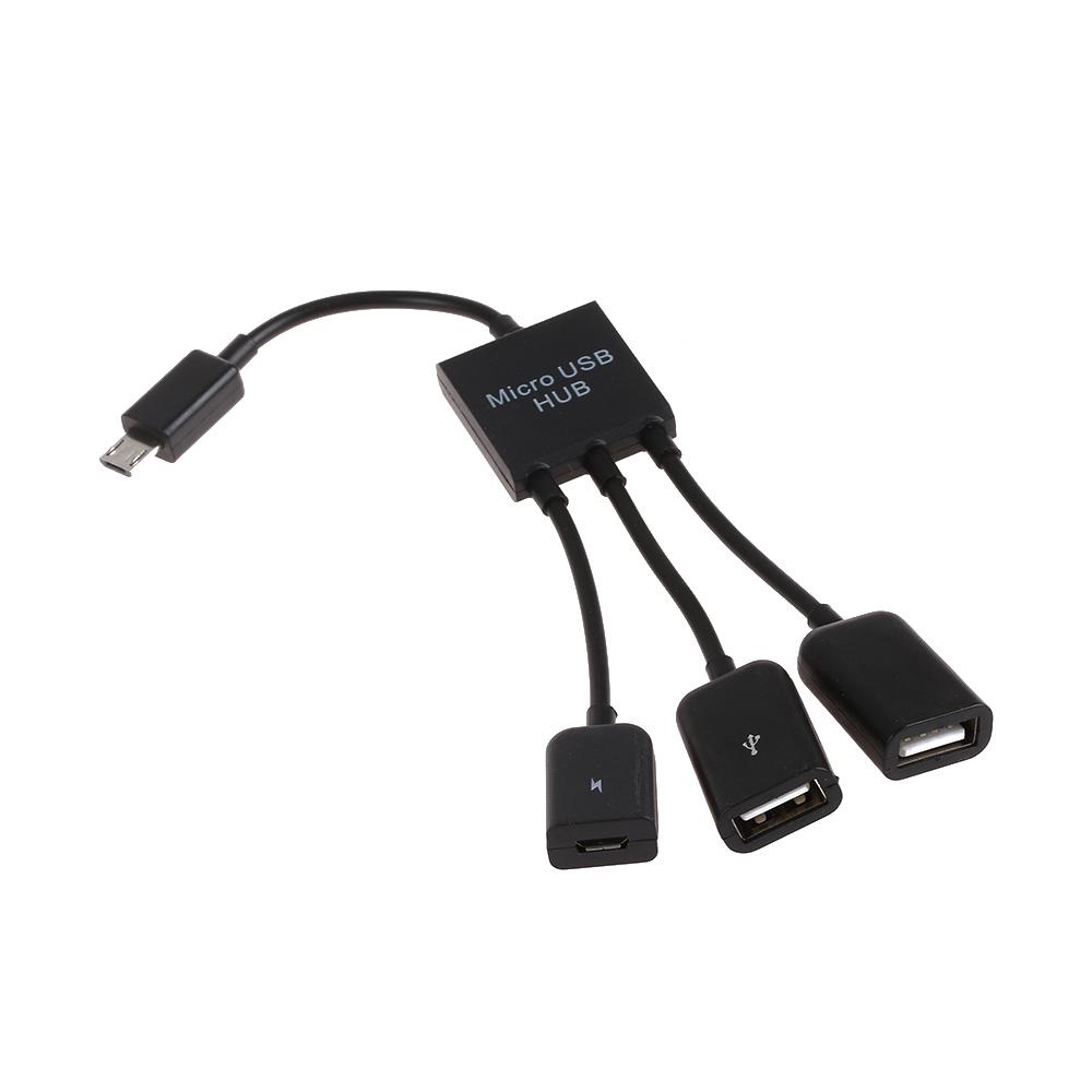 CHOOKEY Hub Micro USB Kèm Bàn Phím 3 Trong 1 Cho Điện Thoại