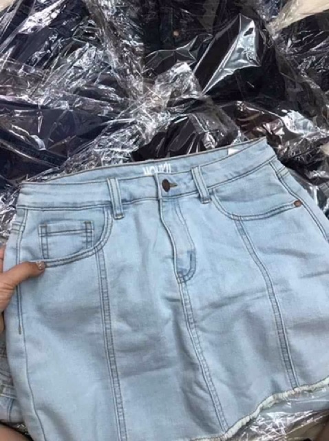 VNXK - Váy Jean có quần bên trong