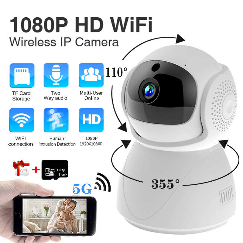 Camera An Ninh 5g Wifi Ip 1080p Có Tầm Nhìn Ban Đêm Tốt