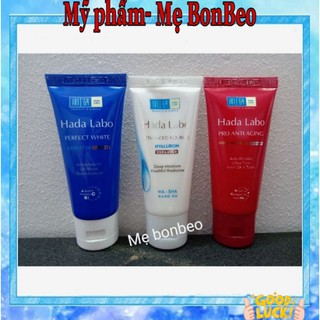 ( Mẫu thử) Sữa rửa mặt dưỡng da Hada Labo xanh-trắng