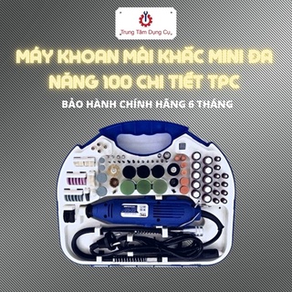 Máy khoan mài khắc mini đa năng 100 chi tiết  - Chính Hãng