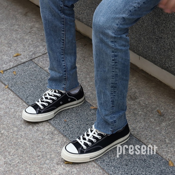 [FREESHIP - HÀNG AUTH KÈM BILL] Giày Sneakers Nam Converse 1970s Black White Thấp Cổ - Present Original Sneakers | BigBuy360 - bigbuy360.vn