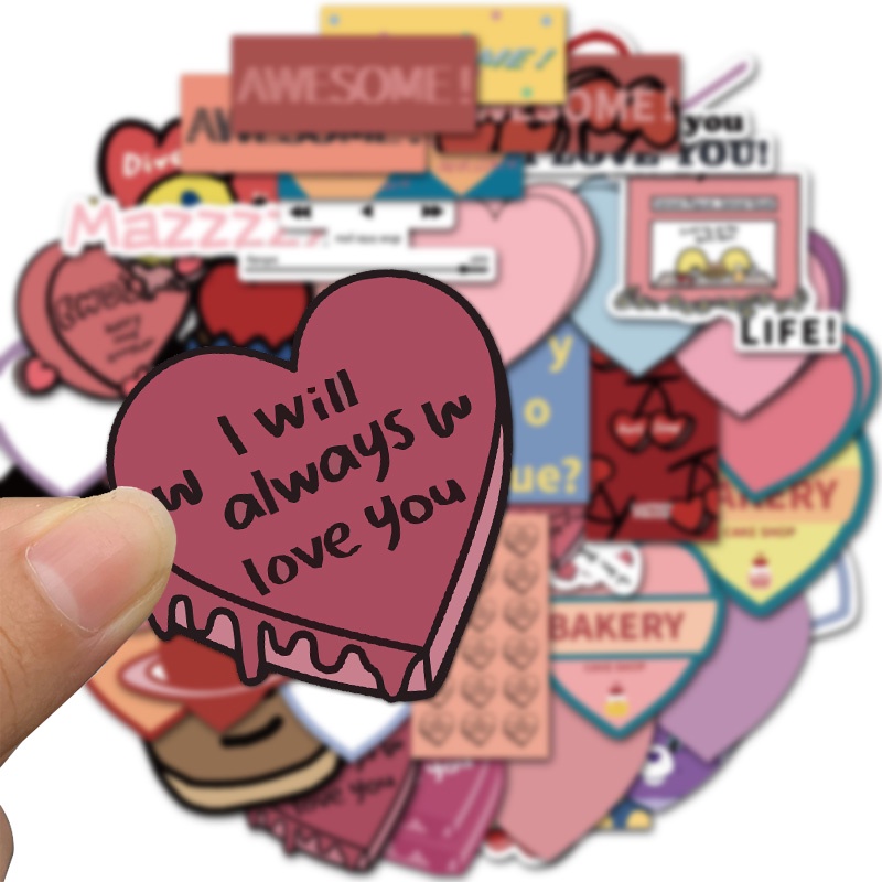 Bộ 10/44 Miếng Dán Hình Hoạt Hình Chống Thấm Nước