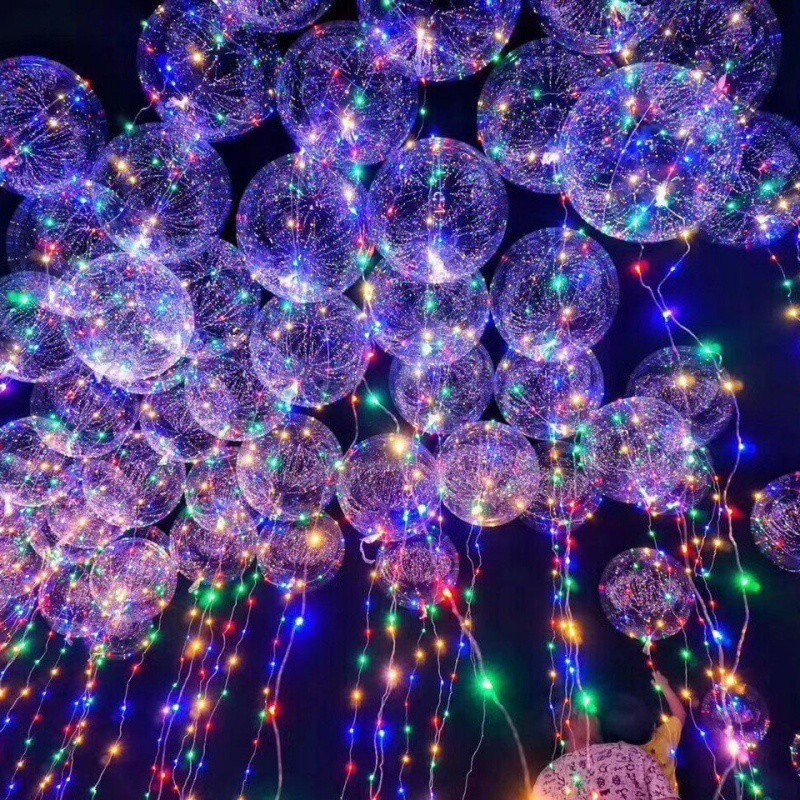 Bóng bay gắn đèn LED trang trí tiệc tùng