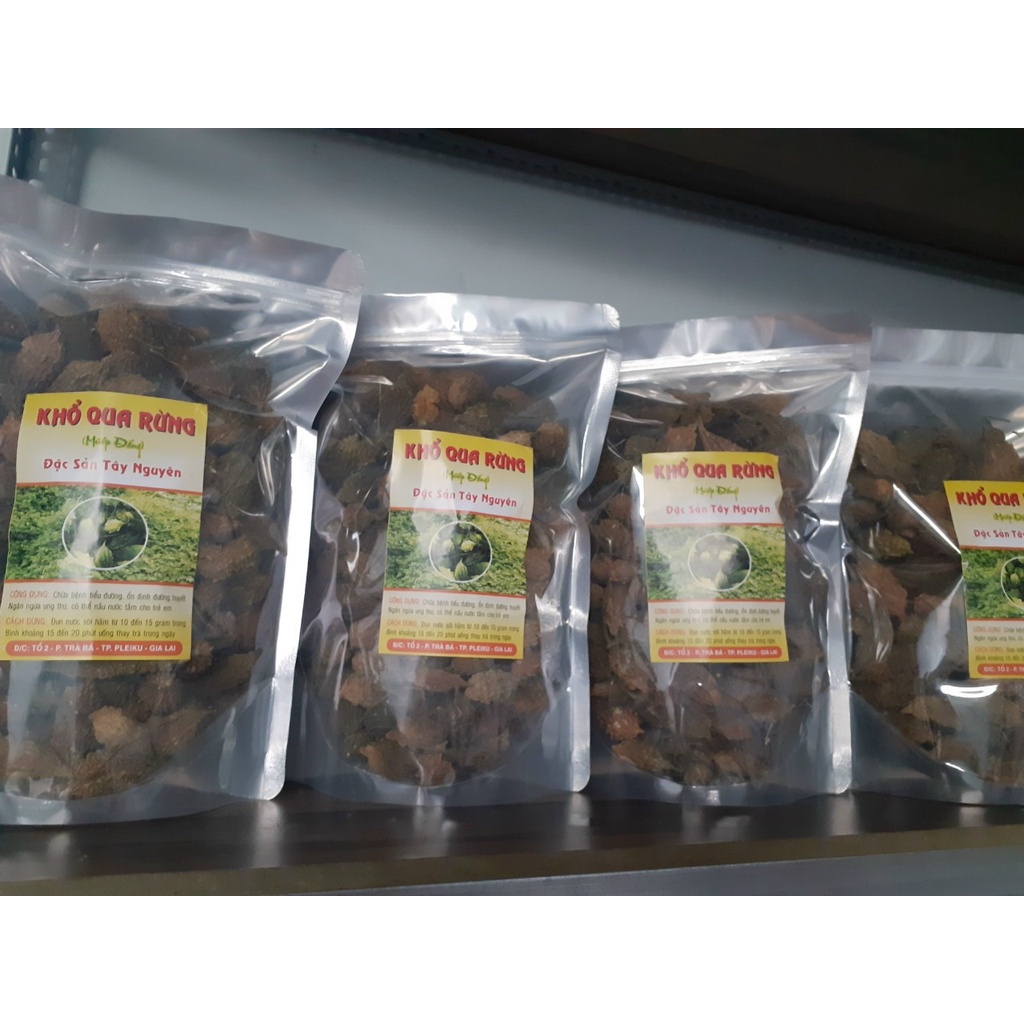 1kg Khổ qua rừng mướp đắng rừng loại nguyên quả và thái lát sấy khô