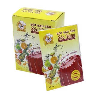 Bột rau câu sóc vàng 12gr