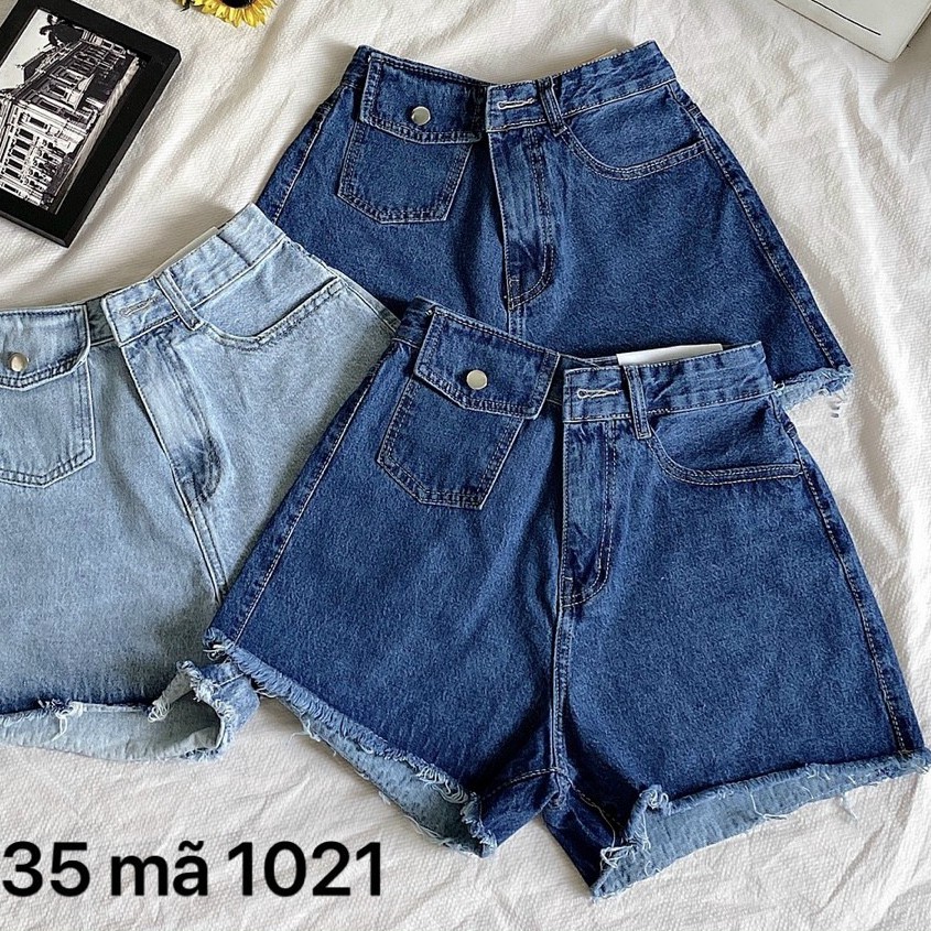 Quần Short Jeans Nữ bigsize Size 30 đến 35 Ms 1021