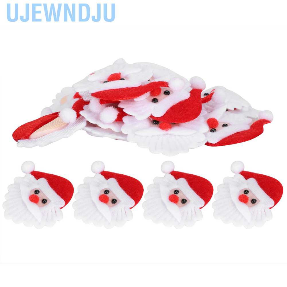 Ujewndju 20pcs Christmas Santa Snowman Felt DIY Xmas Door Wall Hanging Ornaments Tree Decorations Crafts