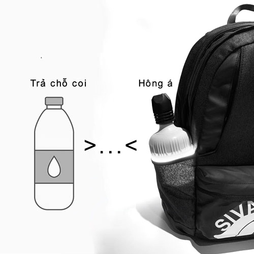 Balo laptop siva cá ngựa BSCN1509
