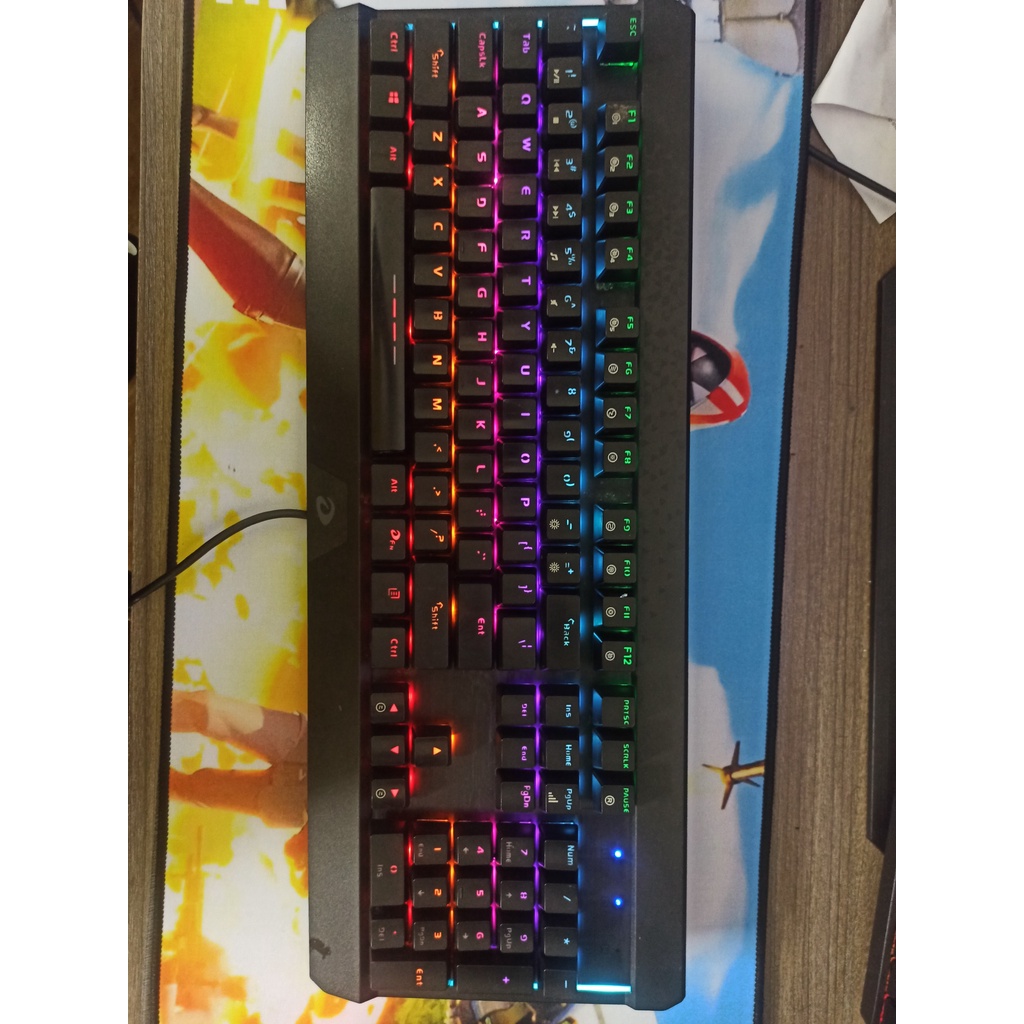 Bàn phím cơ 2nd DAREU EK 145 Ek169 Ek815 có kê tay Multi led