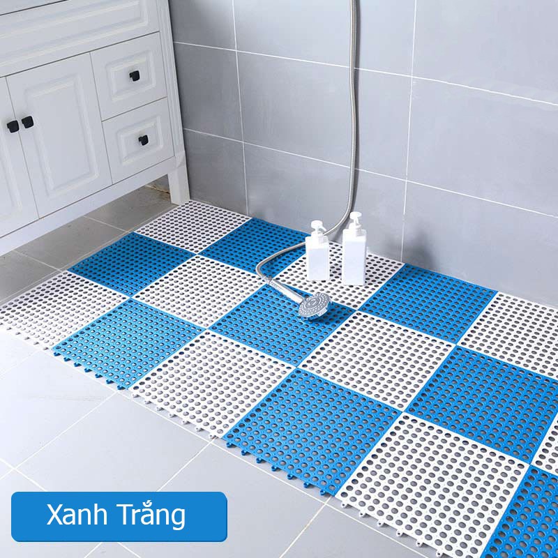 [GIÁ TỐT NHẤT] Tấm lót sàn nhà bếp, nhà tắm chống trượt, kháng khuẩn kích thước 30*30cm (lucio Store)