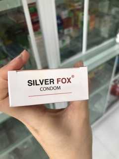 [ HÀNG CHÍNH HÃNG] Bao Cao Su SILVER FOX Trơn Siêu Mỏng