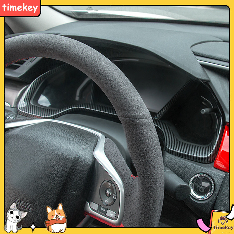 Khung viền trang trí bảng điều khiển xe hơi honda civic 10th 2016-2018