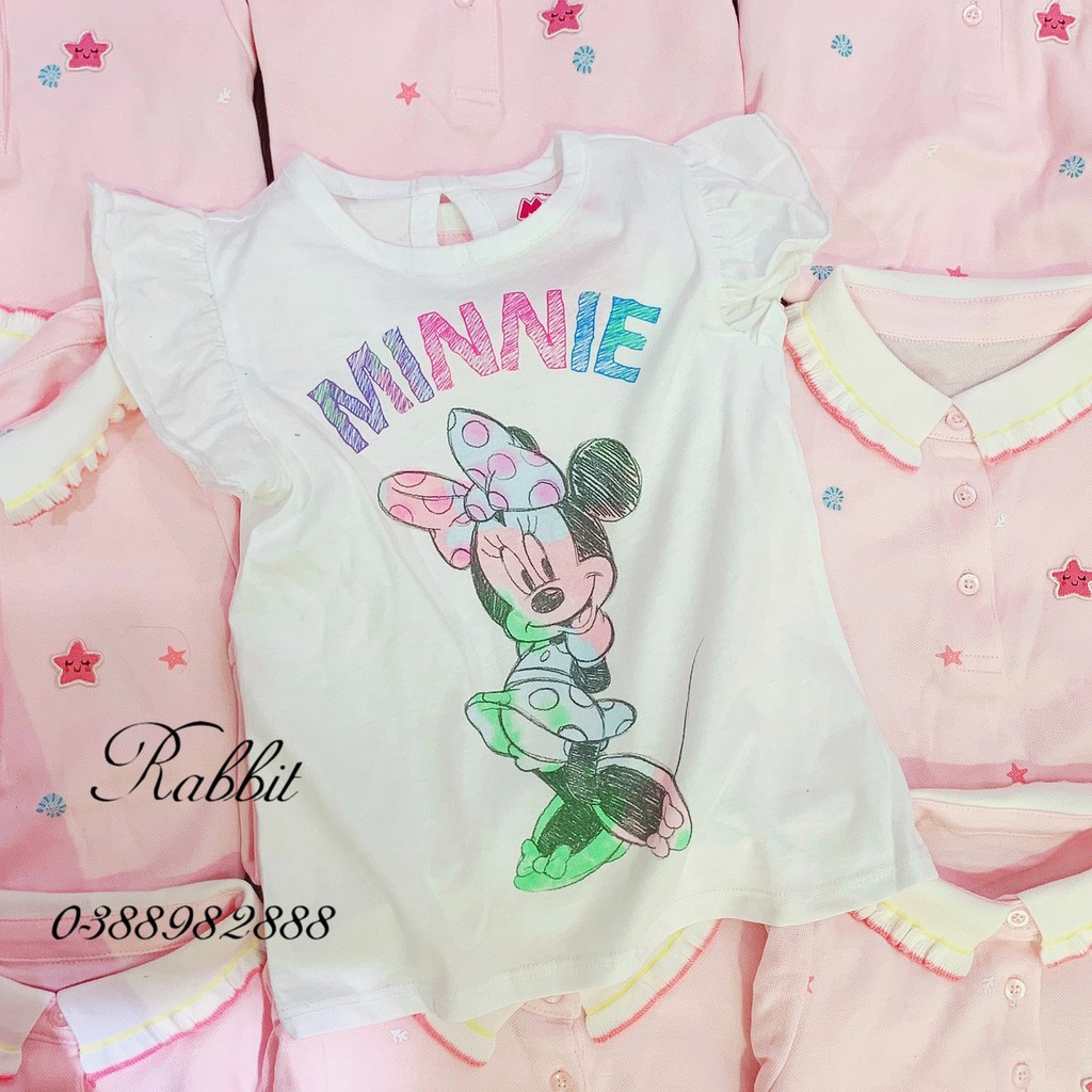 Áo thun cotton Disney bé gái - RABBITSHOP