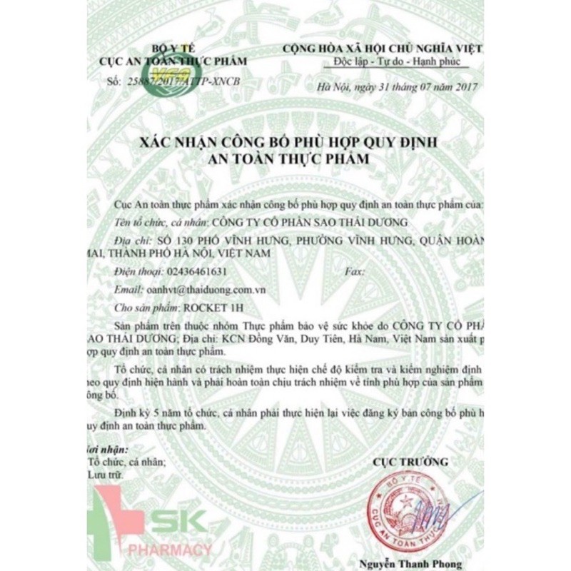 Viên uống Rocket 1h - 1 viên