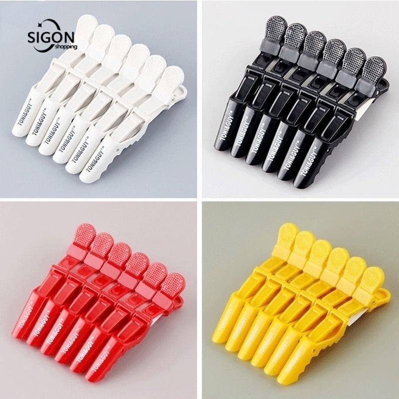 Kẹp tóc cá sấu dài dùng nhuộm tóc không in hằn dấu vết