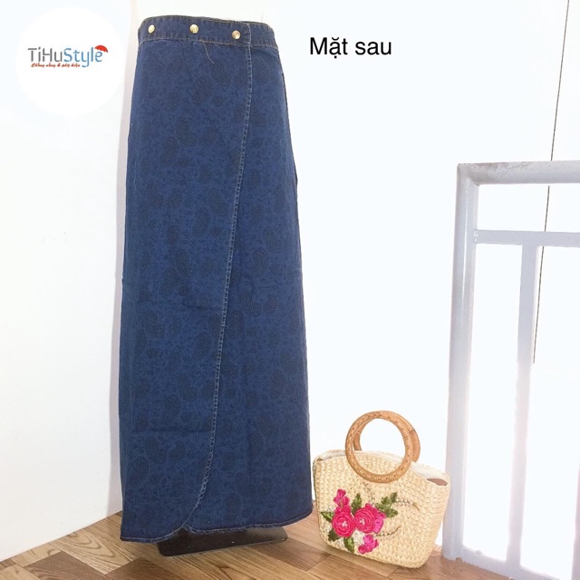 Váy chống nắng Jean 3 NÚT CÀI không đụng hàng DÀY VÔ ĐỊCH | BigBuy360 - bigbuy360.vn