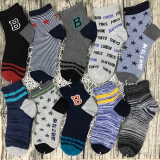 Sét 5 đôi Tất Vớ trẻ em, tất bé trai 9-12 tuổi xuất Nhật xịn