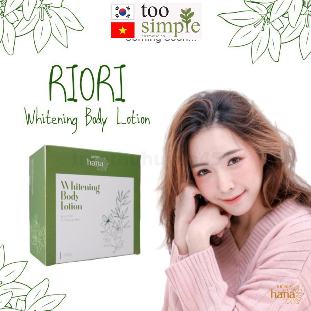 Kem Dưỡng Da Toàn Thân RIORI Whitening Body Lotion