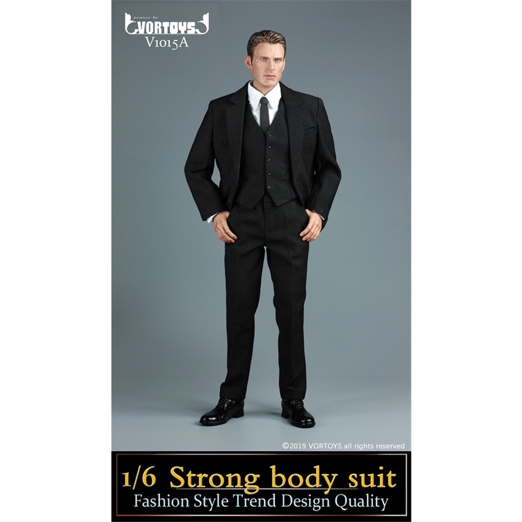 Mô hình trang phục Nam 1/6 Vest Suit V1015 - Hãng VORTOYS