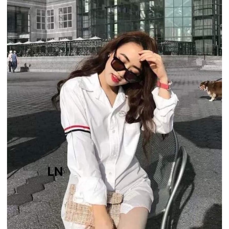 Sơ mi 2 viền tay