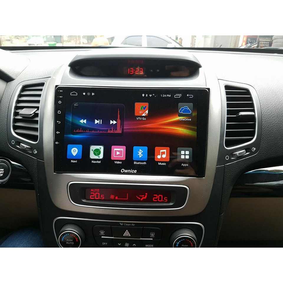 Màn Hình Android 9 inch Cho Xe SORENTO 2013-2018 - Đầu DVD Android Kèm Mặt Dưỡng Giắc Zin Cho KIA SORENTO