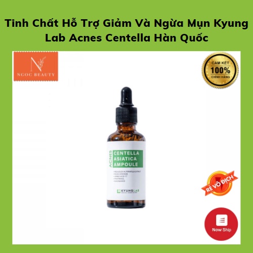Tinh chất serum giảm mụn, ngừa mụn Kyung Lab Acnes Centella Asiatica Ampoule Hàn Quốc