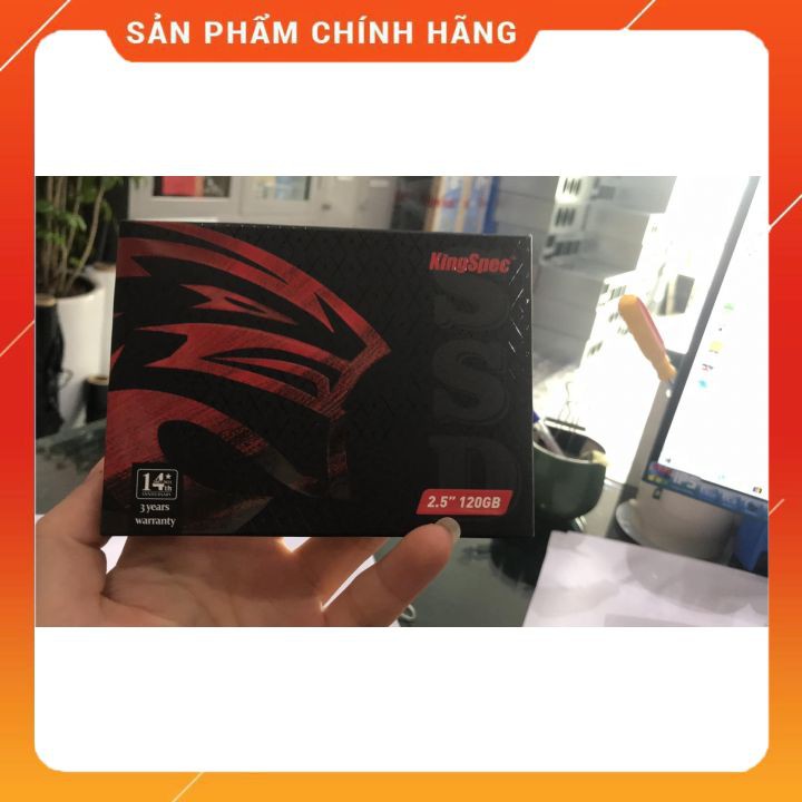 SSD Kingspec 120Gb [𝗙𝘂𝗹𝗹𝗯𝗼𝘅 𝗺𝗼̛́𝗶 𝟭𝟬𝟬%] Bảo hành 36 tháng tại Mai Hoàng