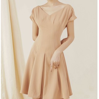 OLV - Đầm kem Peach Sorbet