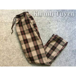 PLAID PANTS - CARO NÂU TRẮNG - CARO NÂU SẪM - HOT TRENDY