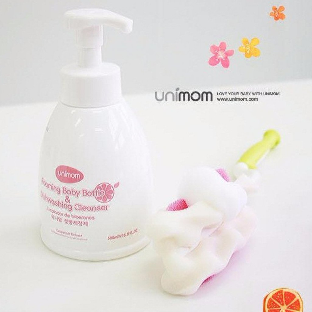 Nước rửa bình Unimom 500ml / Nhập khẩu Hàn Quốc