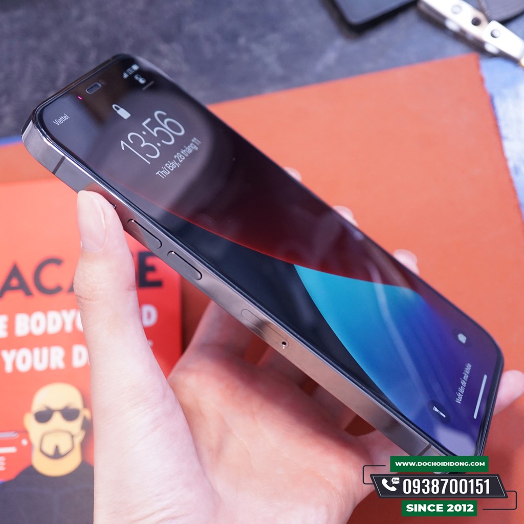[SIÊU BO MÉP, TRƠN LÁNG] Miếng dán cường lực IPhone 12 Pro Max Mini Zacase All Clear True 2.5D