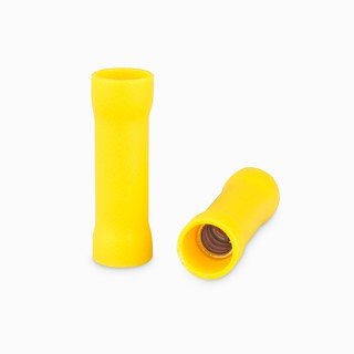 Đầu cos nối phủ nhựa màu vàng BV5.5 - 100 cái