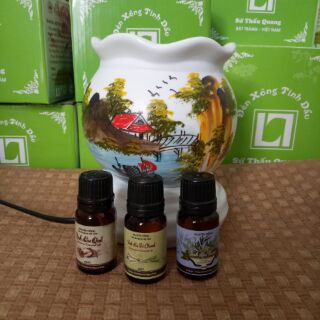 Combo đèn xông + tinh dầu
