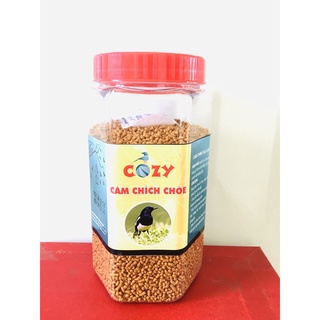 Cám chim chích chòe Cozy, thức ăn cho chim chích chòe giúp chim có sắc lông bền đẹp, hót tốt ổn định, căng bền tự nhiên