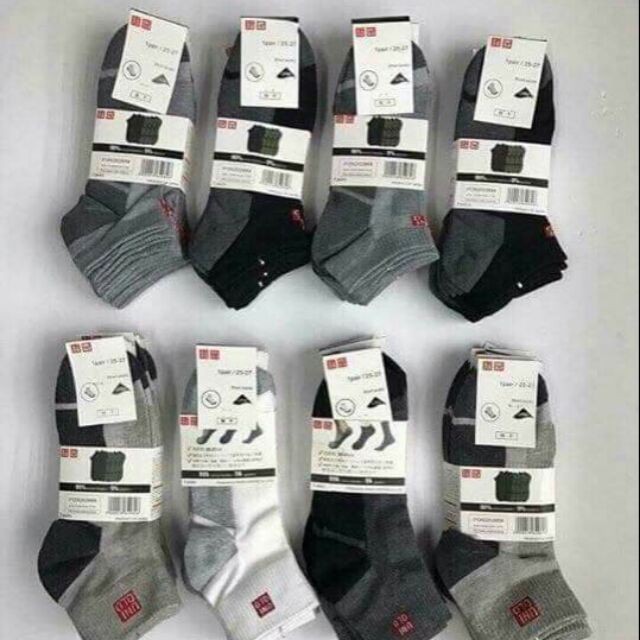 Combo 5 Đôi Tất Nam Cổ Ngắn - Cổ cao Hàng Dày Đẹp