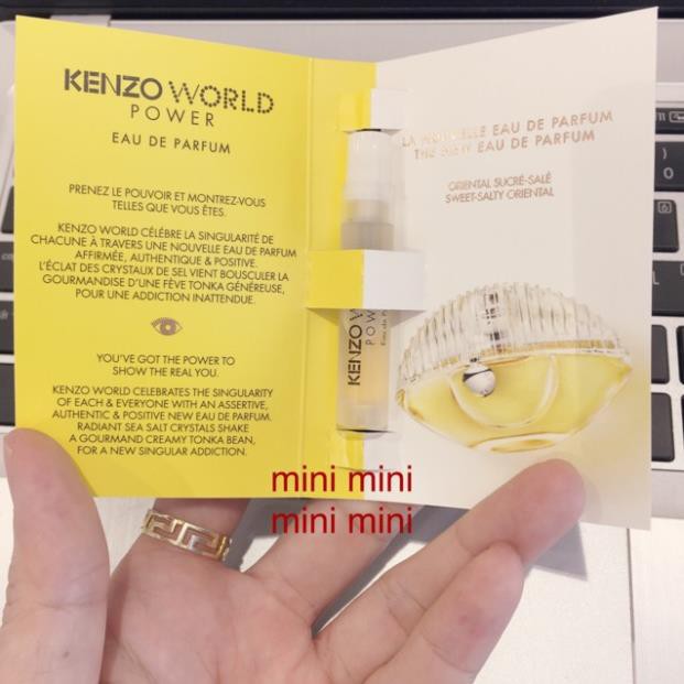 [Xịn Xò] [Chính hãng] Nước hoa mini nữ Kenzo World Power EDP 1ml[sale99]