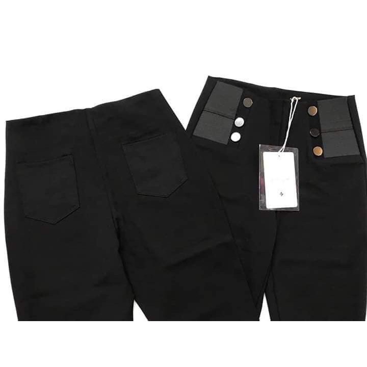 Quần legging 6 khuy ⚡ RẺ VÔ ĐỊCH ⚡ Quần cạp cao gen bụng, nâng mông, chất vải 100% cotton Hàn quốc | BigBuy360 - bigbuy360.vn