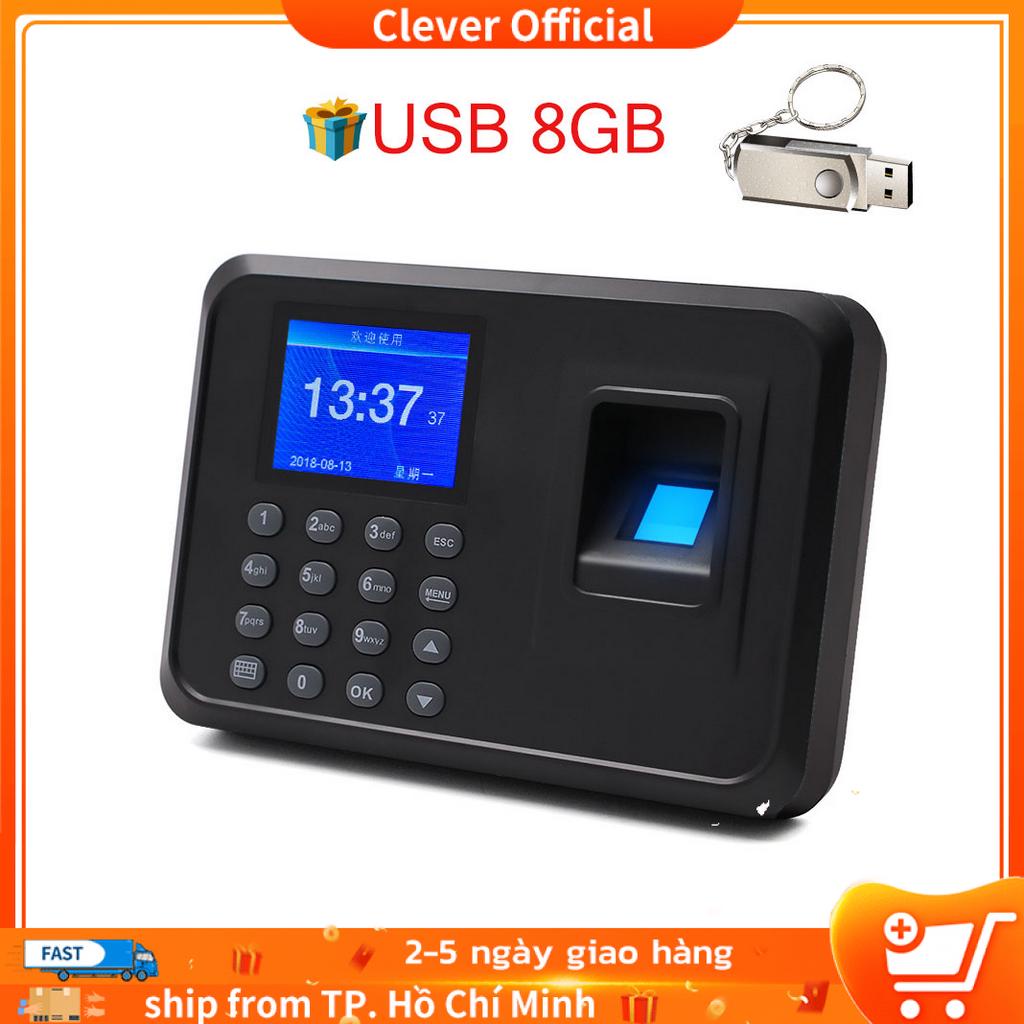 Máy Chấm Công Quét Vân Tay 911(Tặng USB 8GB + Video Hướng dẫn sử dụng - Part + Full time)