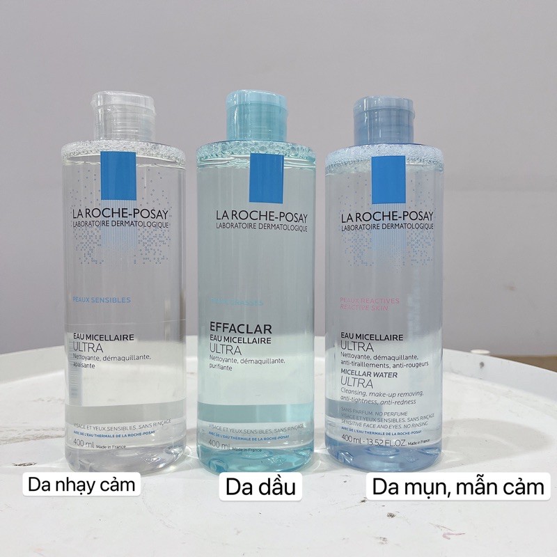 nước tảy trang La Roche-Posay Micellar Water Ultra 400ml