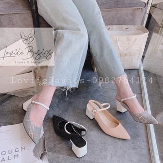 SANDAL CAO GÓT LOVIIE BASICS - SANDAL ĐẾ VUÔNG G200956