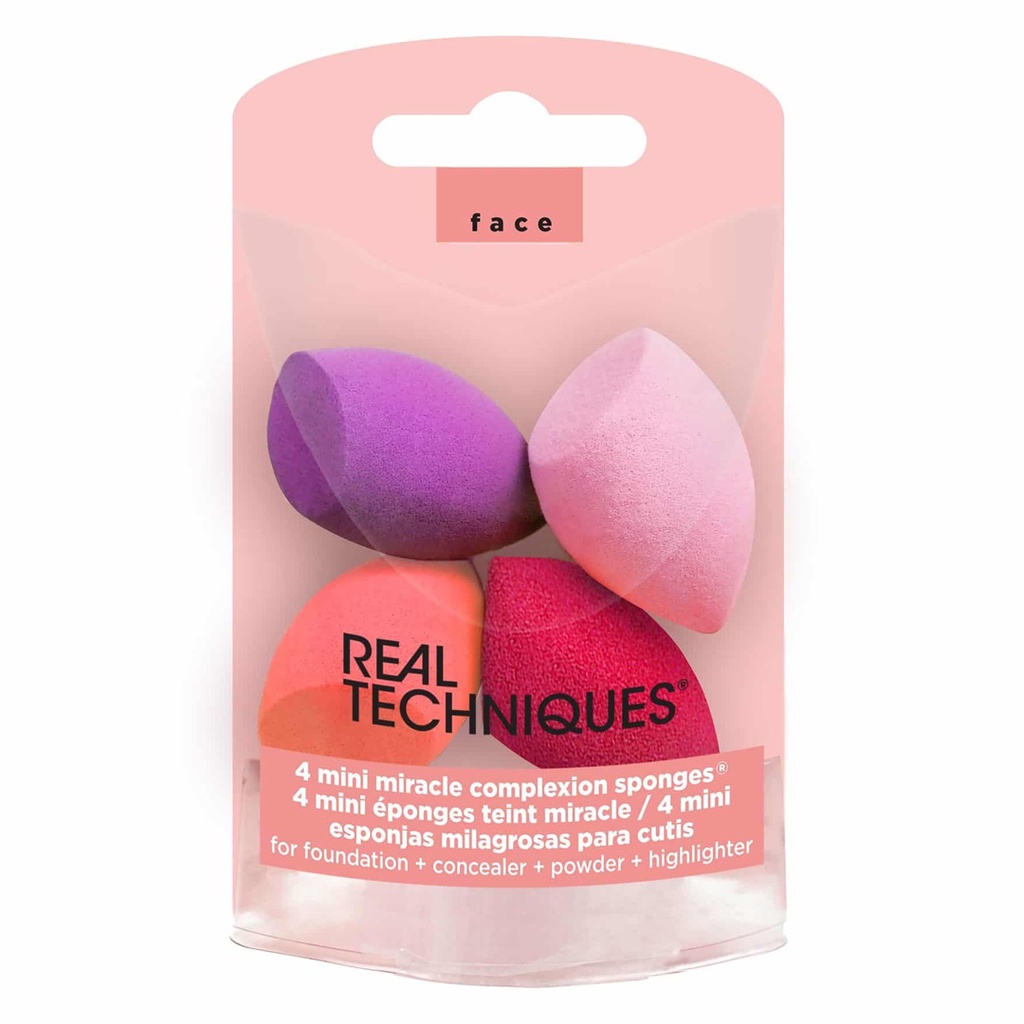 Set 4 Mút Trang Điểm Real Techniques Mini