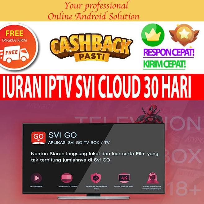 Phụ Kiện Điện Tử Iptv Svi Go Iuran 30 Days Vod - Svi Go-Mo 30hr