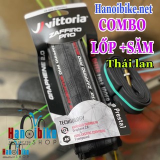 Combo lốp xe đạp kèm săm xe đạp Vittoria Zaffiro pro 700