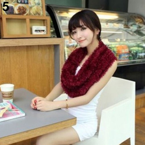 Khăn Choàng Cổ Mềm Mại Ấm Áp Đa Năng Dành Cho Nữ