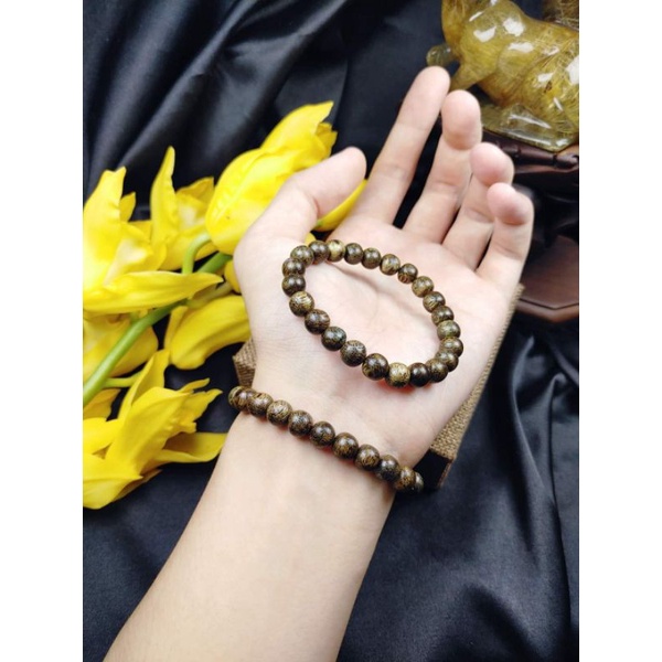 Vòng tay trầm hương tốc vườn 8 li