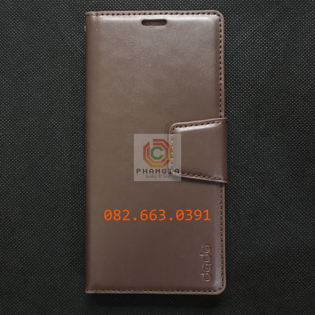 Bao da Samsung J4 Plus/J4 Core/G530 da cao cấp, có ngăn thẻ, nắp gập chống đỡ xem phim