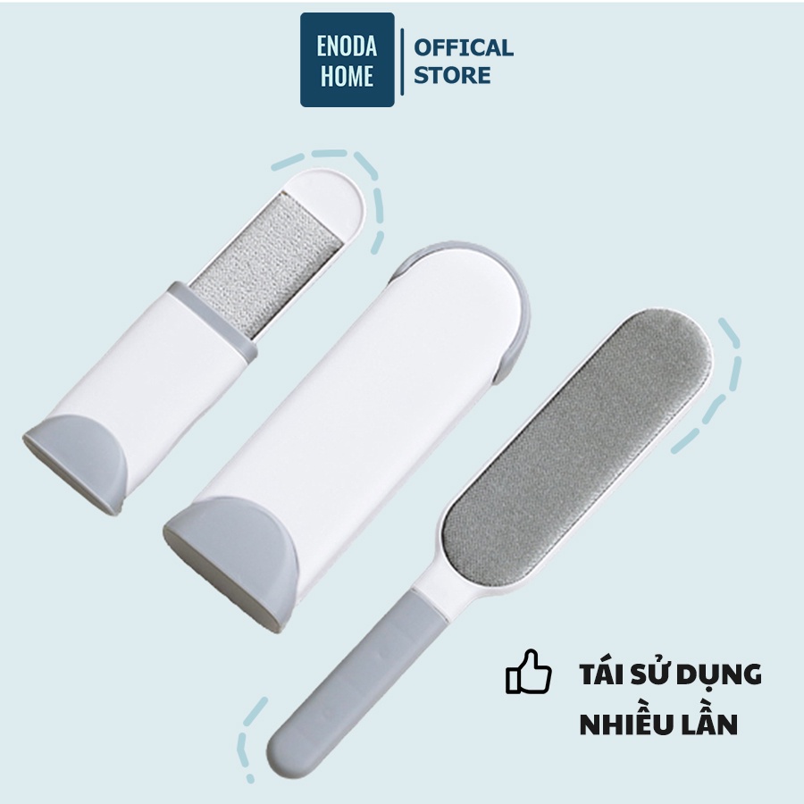 Cây Lăn Bụi Tĩnh Điện Có Tay Cầm Enoda Home, Làm Sạch Sơ Vải, Bụi Bẩn Bám Trên Quần Áo, Lõi Thay Dùng Vĩnh Viễn K006