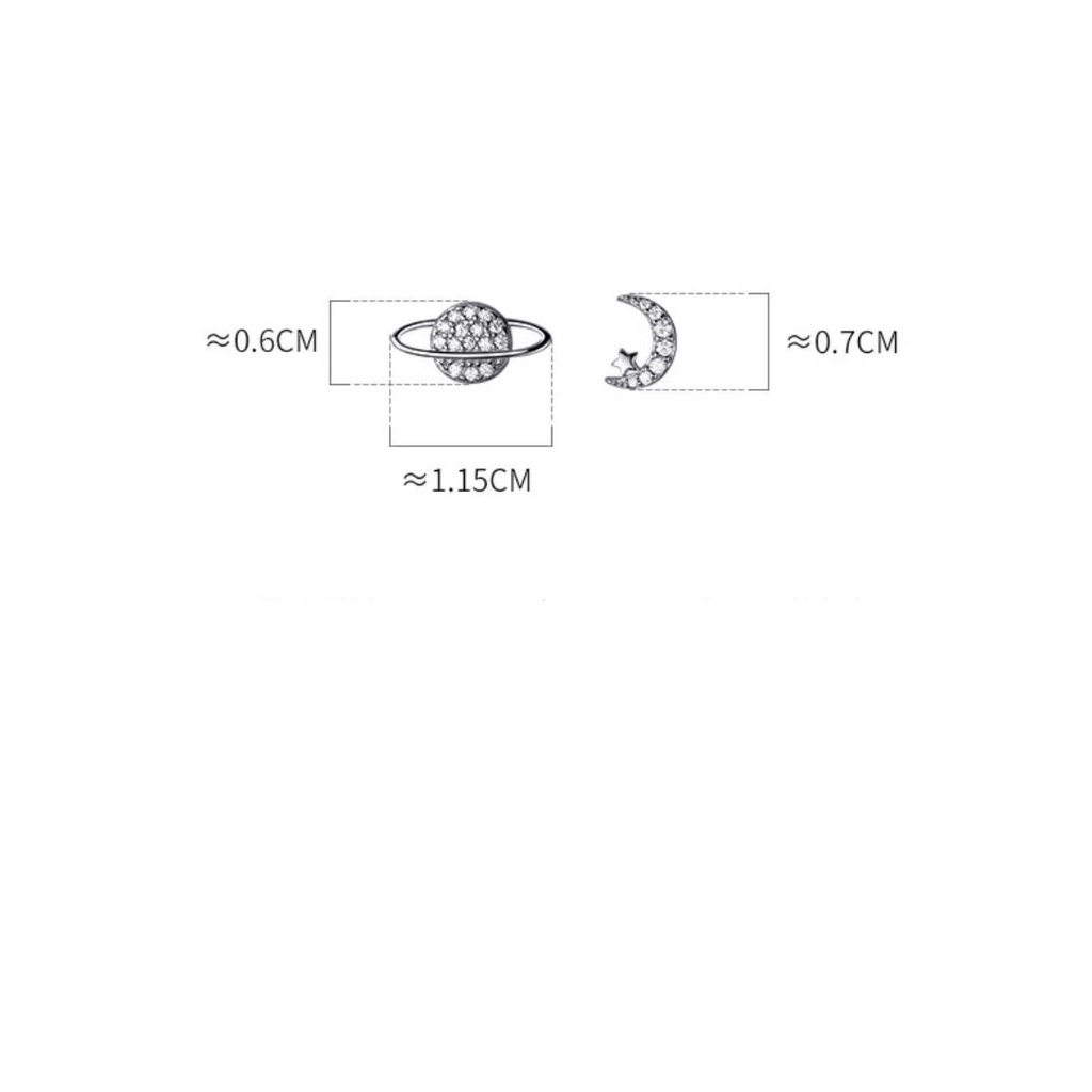 MIRASON - Bông Tai Bạc 925 Cao Cấp - MBT230